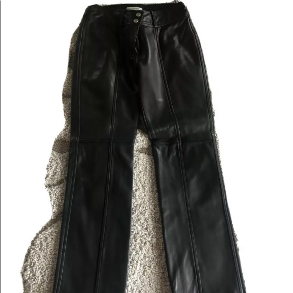 Hugo Buscati leather pants size 6